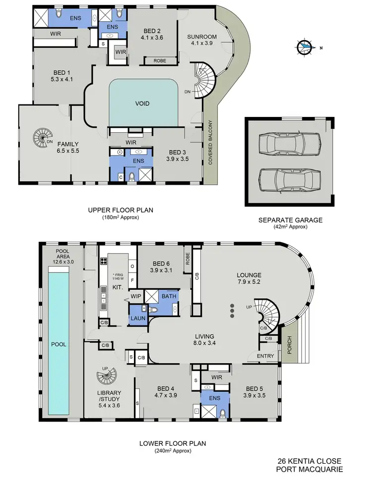 Floorplan of Homely house listing, 26 Kentia Close, Port Macquarie NSW 2444