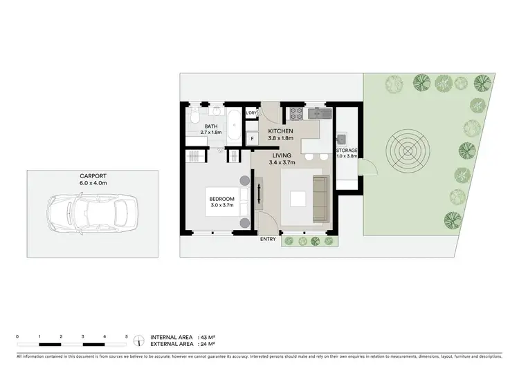 Floorplan of Homely apartment listing, 1/2 Martin Street, Thomson VIC 3219