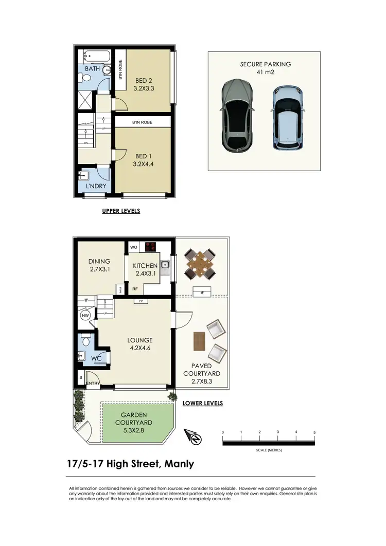 Floorplan of Homely apartment listing, 17/5-17 High Street, Manly NSW 2095