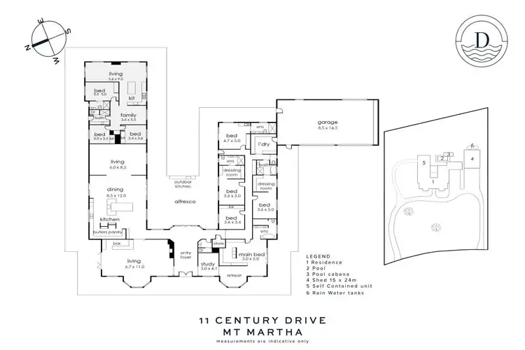 Floorplan of Homely house listing, 11 Century Drive, Mount Martha VIC 3934