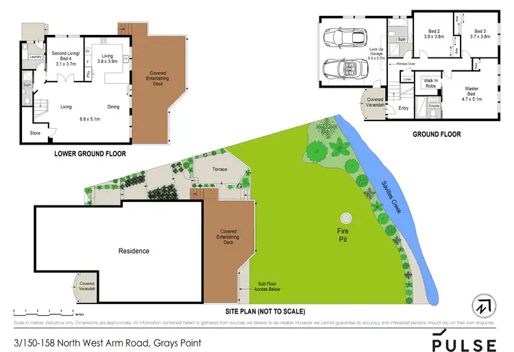 Floorplan of Homely townhouse listing, 3/150 North West Arm Road, Grays Point NSW 2232
