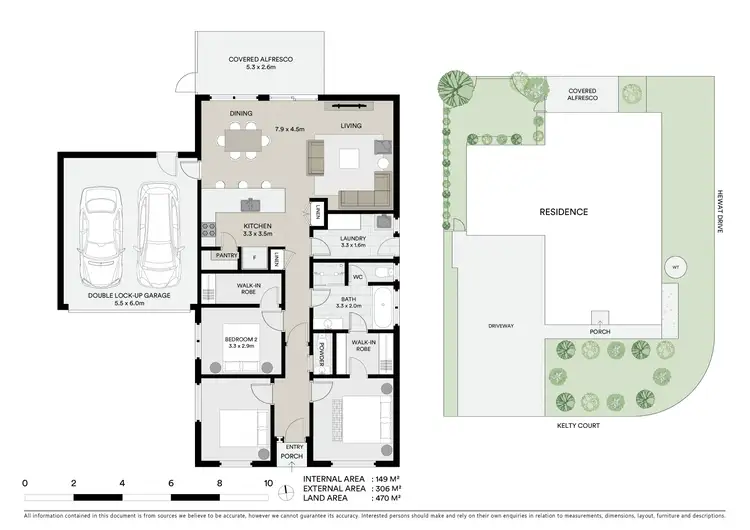 Floorplan of Homely house listing, 1 Kelty Court, Highton VIC 3216