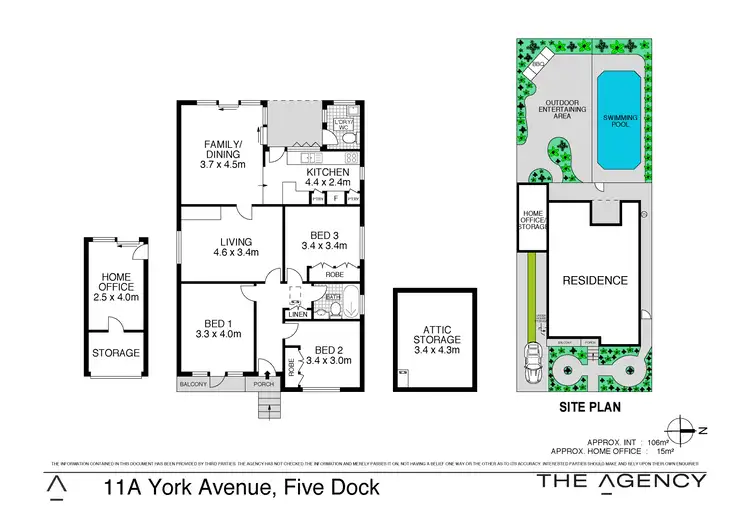 Floorplan of Homely house listing, 11A York Avenue, Five Dock NSW 2046