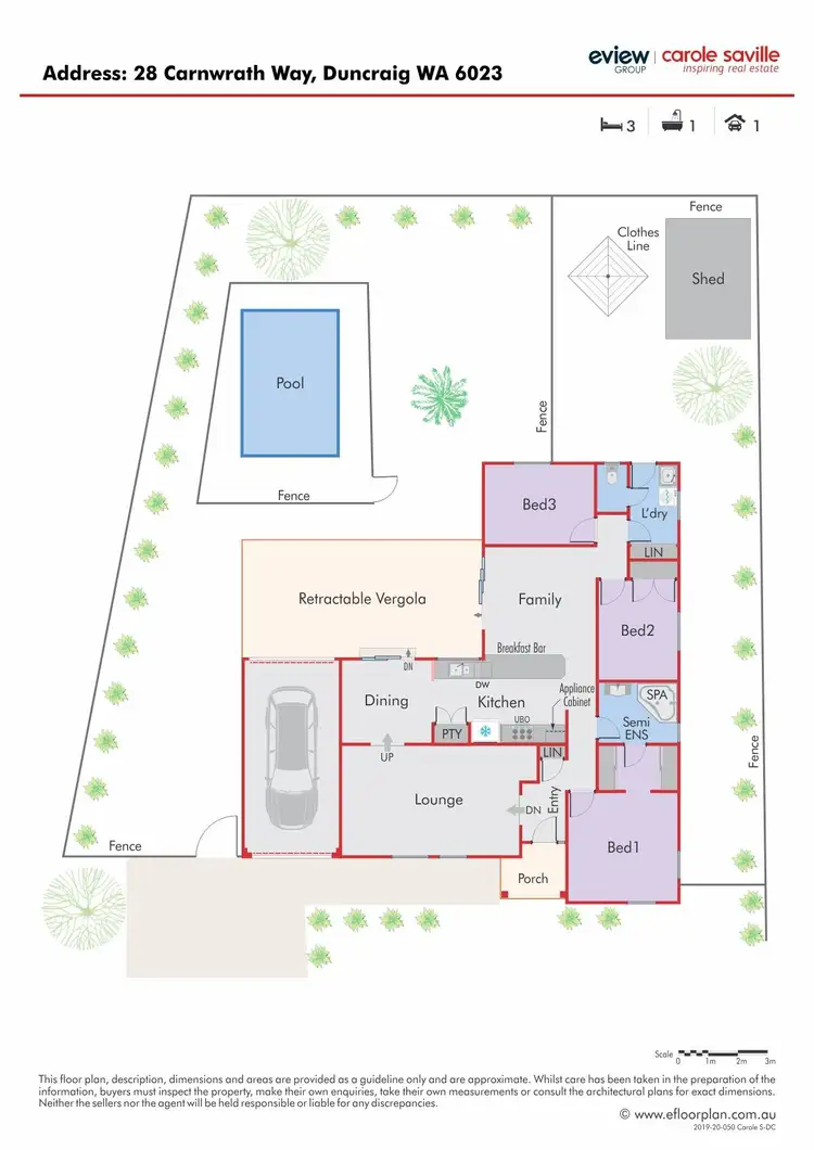 Floorplan of Homely house listing, 28 Carnwrath Way, Duncraig WA 6023