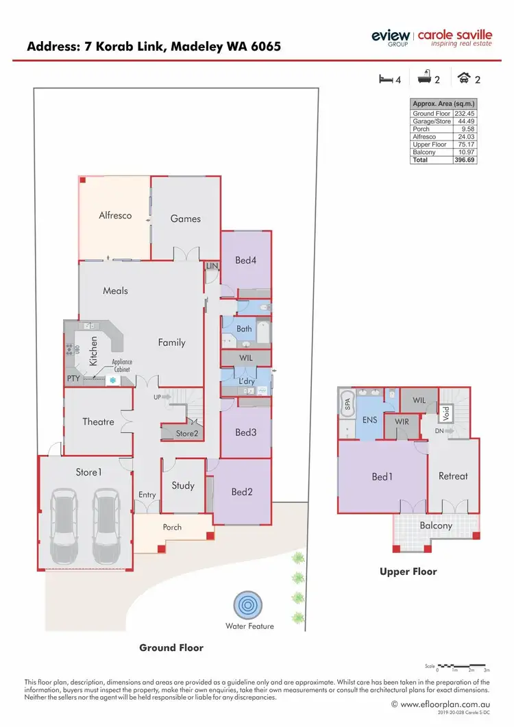 Floorplan of Homely house listing, 7 Korab Link, Madeley WA 6065
