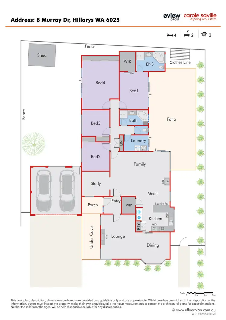 Floorplan of Homely house listing, 8 Murray Drive, Hillarys WA 6025