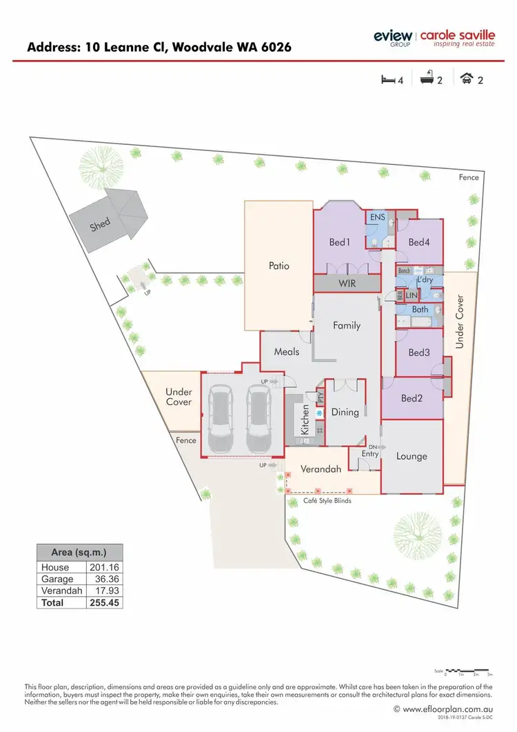 Floorplan of Homely house listing, 10 Leanne Close, Woodvale WA 6026