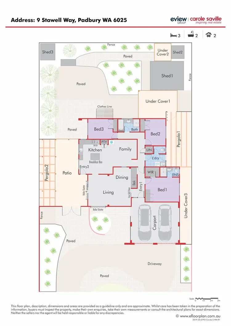 Floorplan of Homely house listing, 9 Stawell Way, Padbury WA 6025