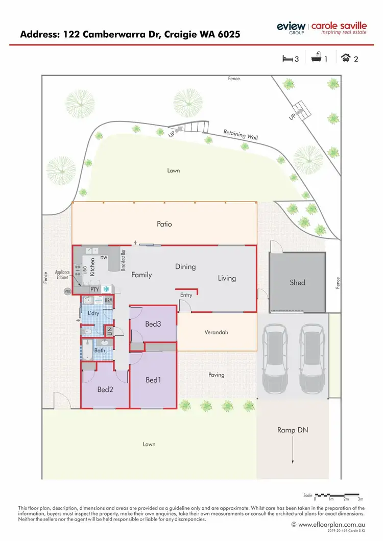Floorplan of Homely house listing, 122 Camberwarra Drive, Craigie WA 6025