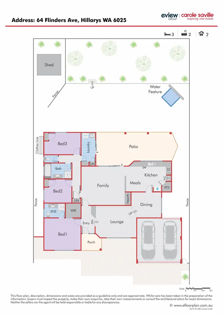 Floorplan of Homely house listing, 64 Flinders Avenue, Hillarys WA 6025