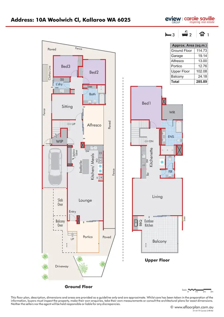 Floorplan of Homely house listing, 10A Woolwich Close, Kallaroo WA 6025