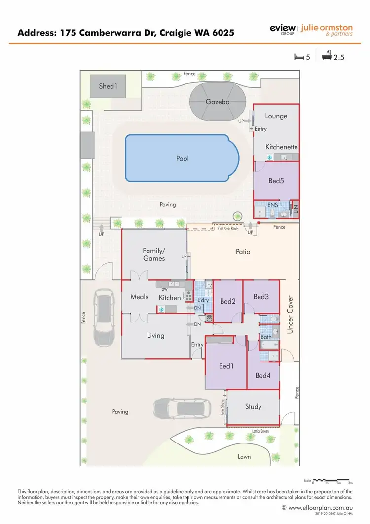 Floorplan of Homely house listing, 175 Camberwarra Drive, Craigie WA 6025