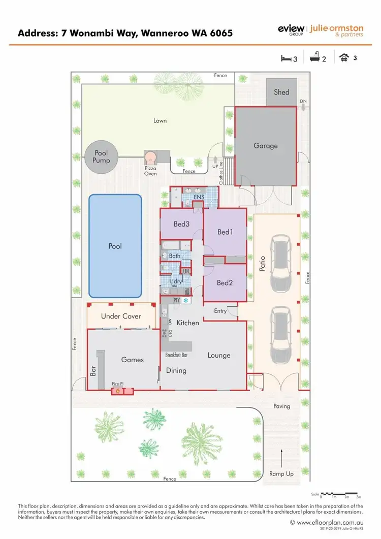 Floorplan of Homely house listing, 7 Wonambi Way, Wanneroo WA 6065