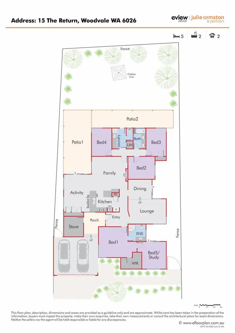 Floorplan of Homely house listing, 15 The Return, Woodvale WA 6026