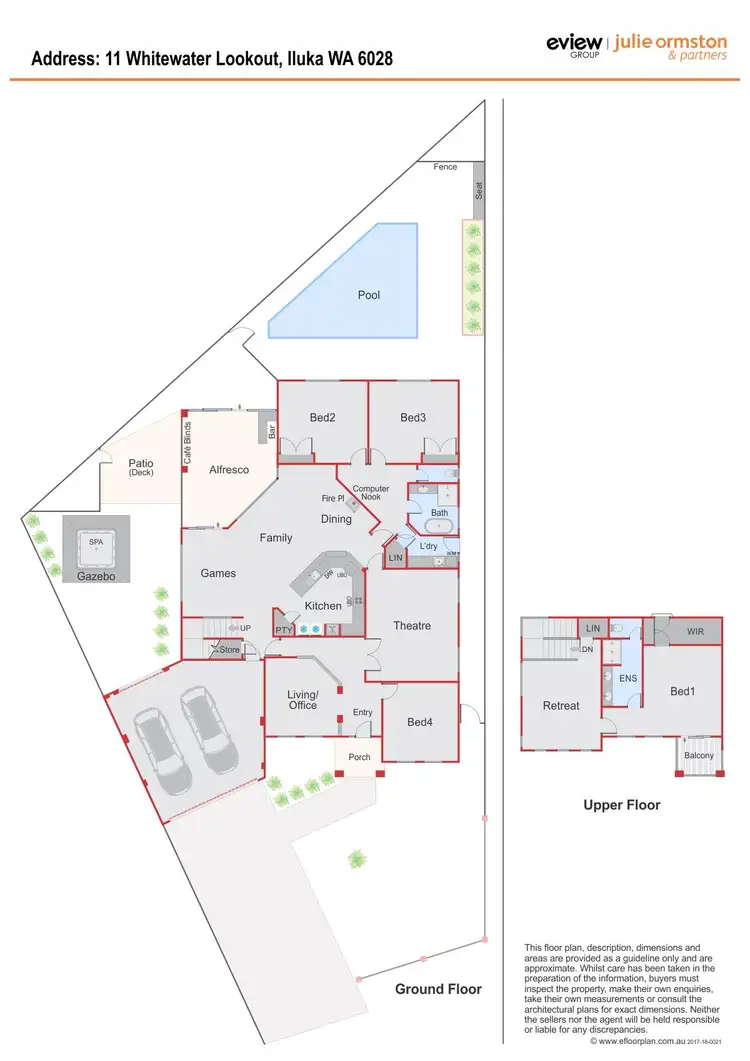 Floorplan of Homely house listing, 11 Whitewater Lookout, Iluka WA 6028