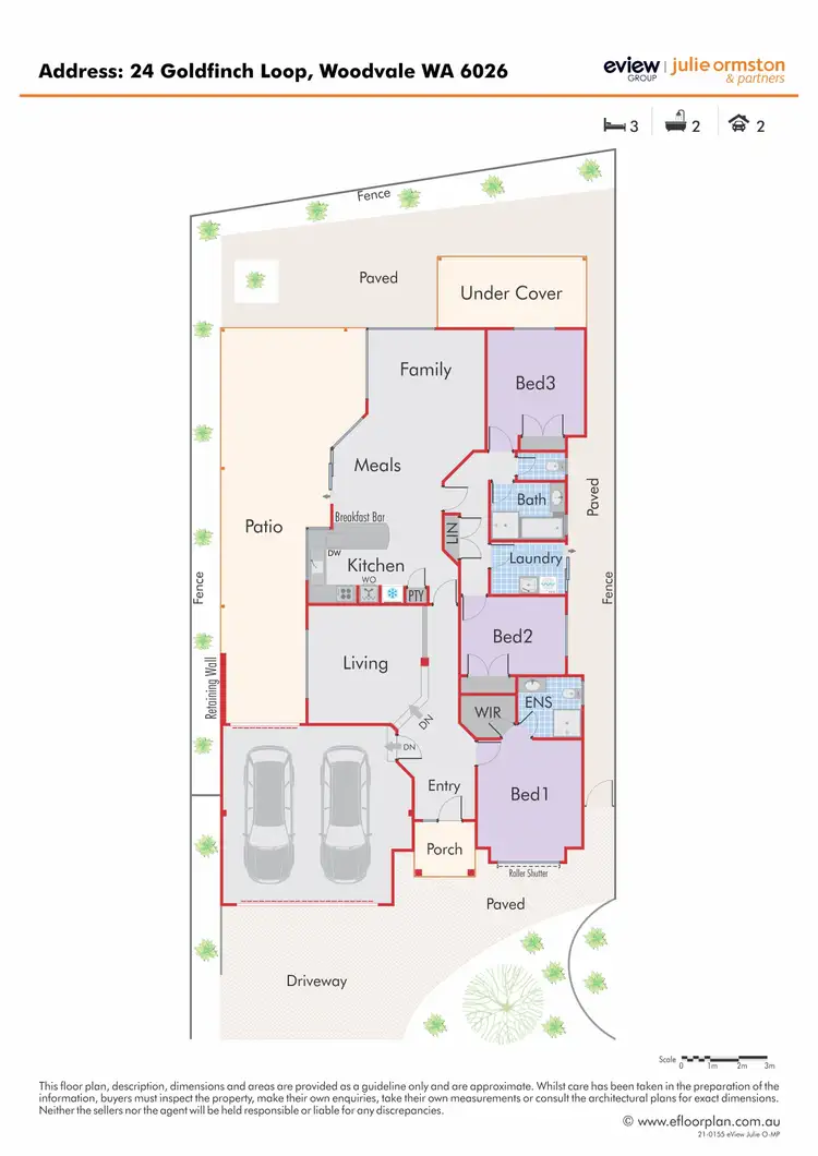 Floorplan of Homely house listing, 24 Goldfinch Loop, Woodvale WA 6026