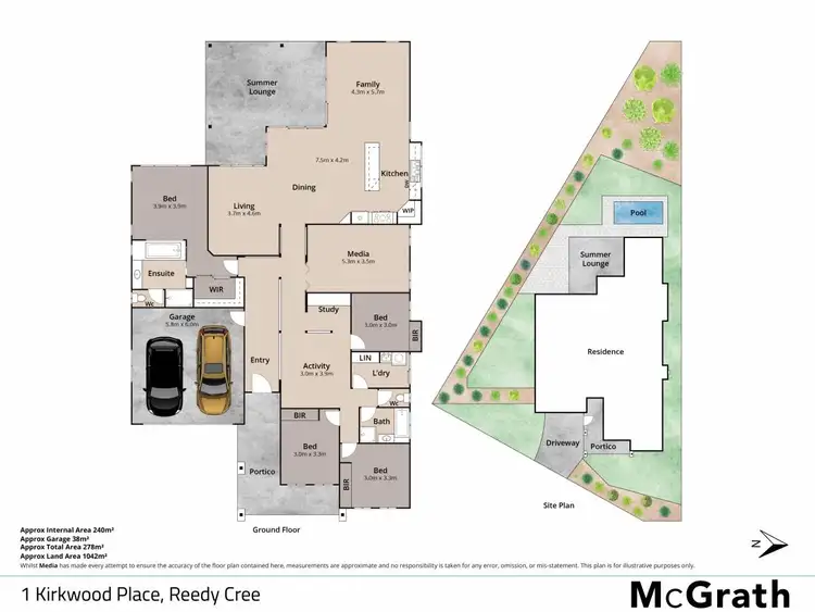 Floorplan of Homely house listing, 1 Kirkwood Place, Reedy Creek QLD 4227