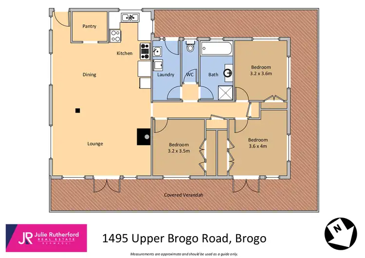 Floorplan of Homely rural property listing, 1495 Upper Brogo Road, Brogo NSW 2550