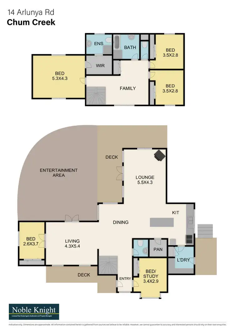 Floorplan of Homely house listing, 14 Arlunya Road, Chum Creek VIC 3777