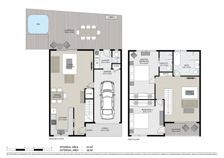 Floorplan of Homely townhouse listing, 2/19 Bay Road, The Entrance NSW 2261