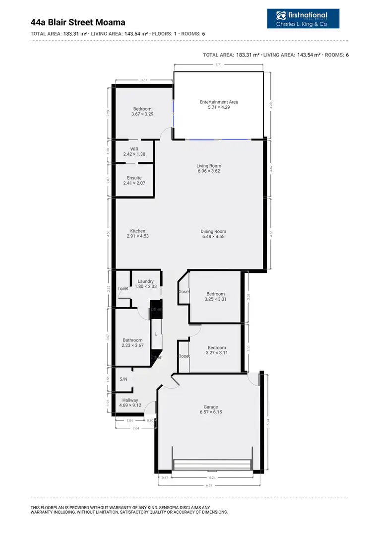 Floorplan of Homely house listing, 2/42A Blair Street, Moama NSW 2731
