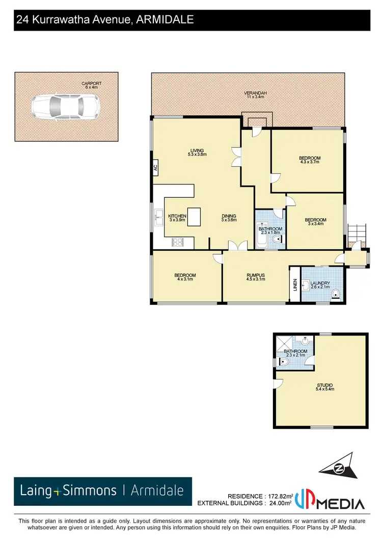 Floorplan of Homely house listing, 24 Kurrawatha Avenue, Armidale NSW 2350