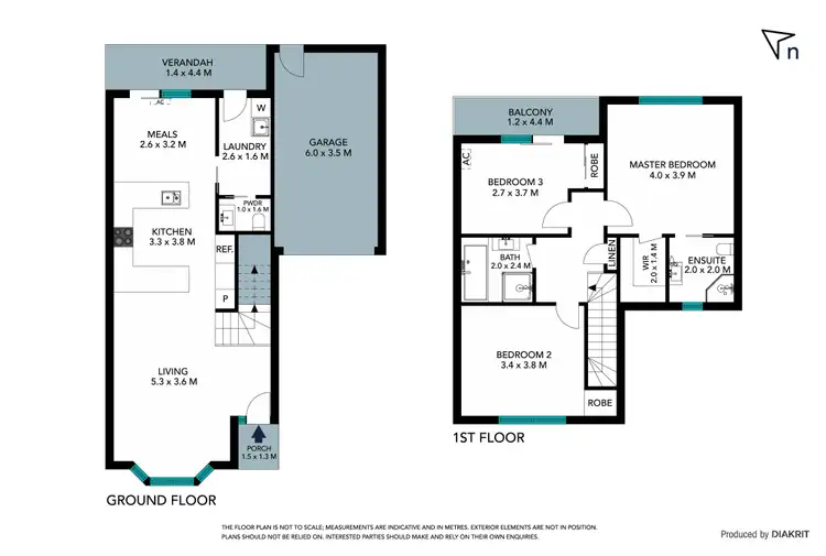Floorplan of Homely townhouse listing, 2/39 Old Plenty Road, South Morang VIC 3752