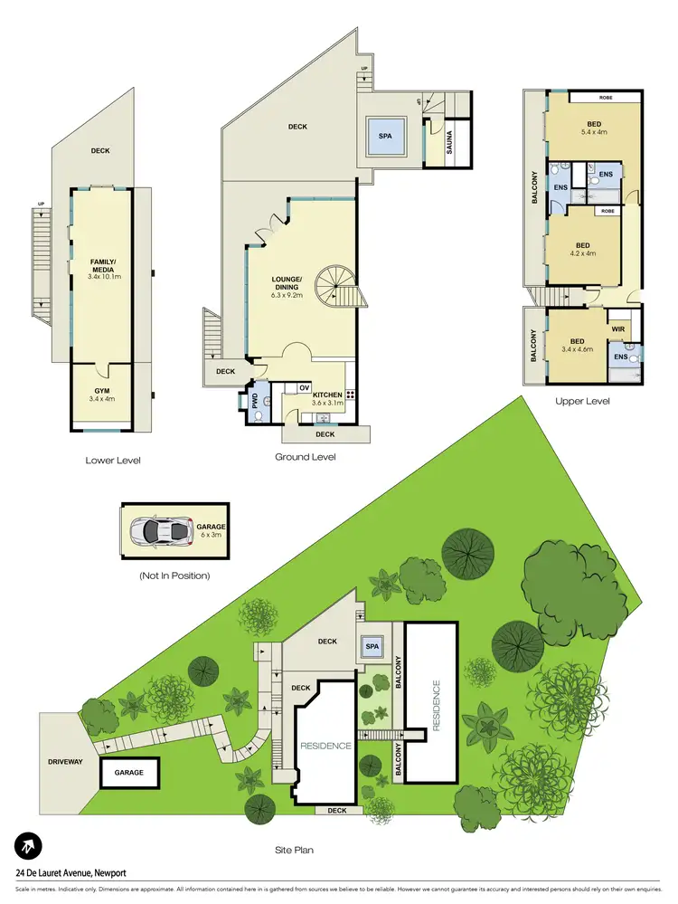 Floorplan of Homely house listing, 24 De Lauret Avenue, Newport NSW 2106
