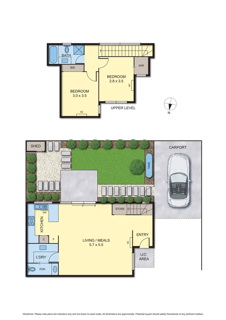 Floorplan of Homely townhouse listing, 4/59 Barry Street, Reservoir VIC 3073