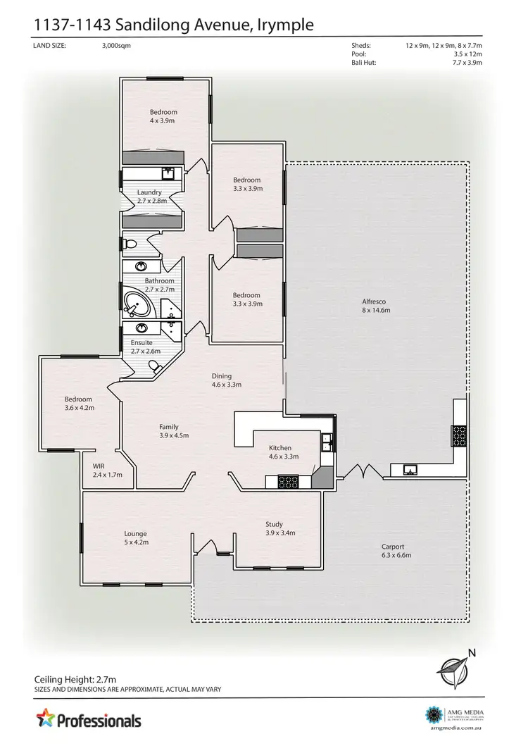 Floorplan of Homely house listing, 1137-1143 Sandilong Avenue, Irymple VIC 3498