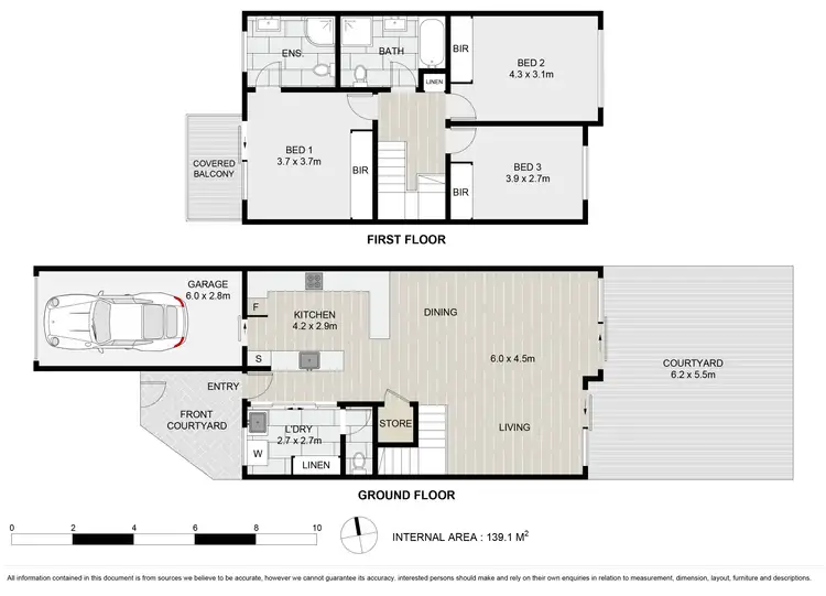 Floorplan of Homely townhouse listing, 15/2 Fitzgerald Street, Coffs Harbour NSW 2450