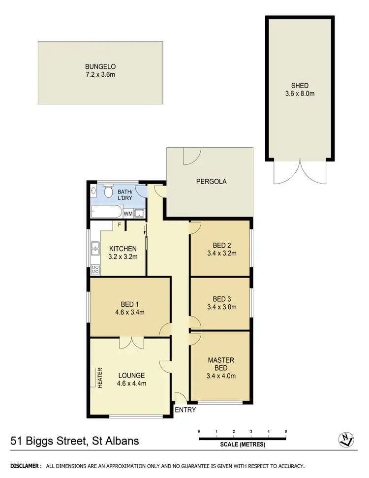 Floorplan of Homely house listing, 51 Biggs Street, St Albans VIC 3021