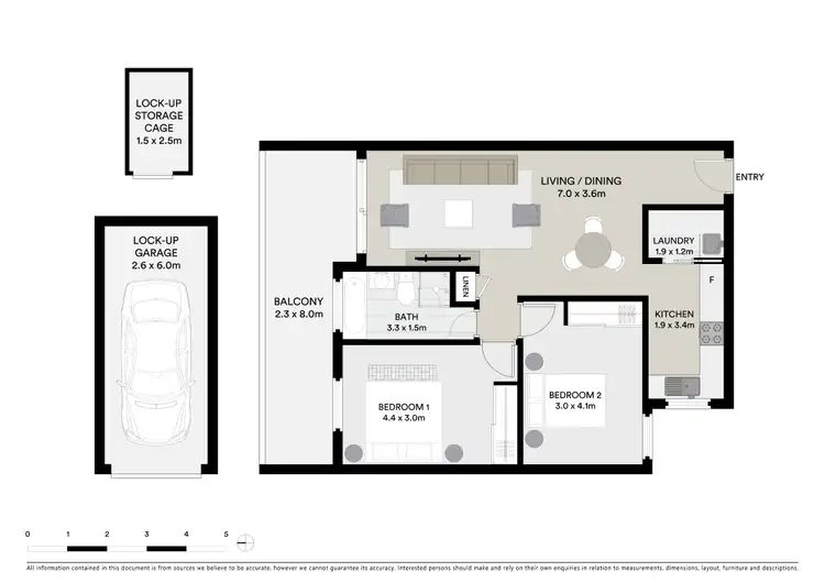 Floorplan of Homely unit listing, 26/34 Edensor Street, Epping NSW 2121