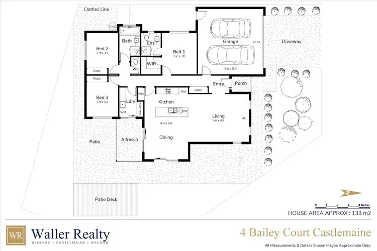 Floorplan of Homely house listing, 4 Bailey Court, Castlemaine VIC 3450