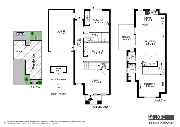 Floorplan of Homely townhouse listing, 3/7 Wordsworth Avenue, Clayton South VIC 3169