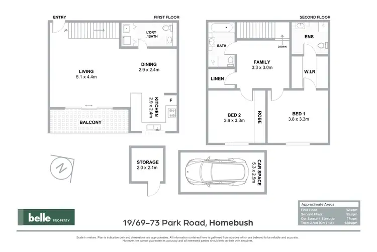 Floorplan of Homely apartment listing, 19/69-73 Park Road, Homebush NSW 2140