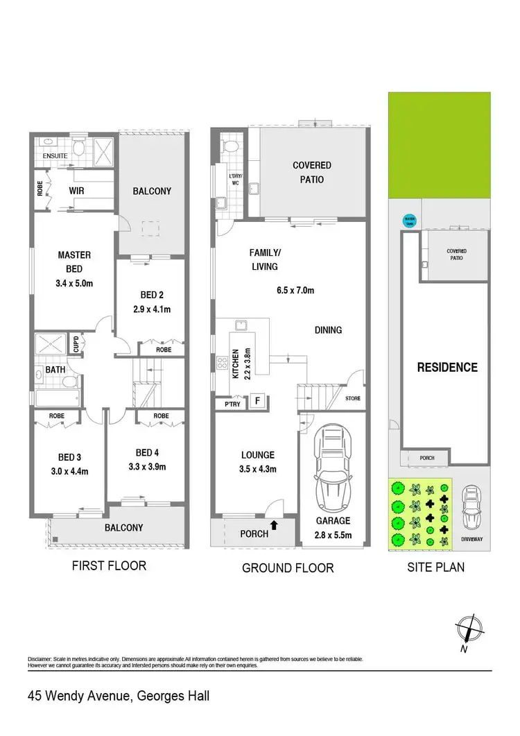 Floorplan of Homely house listing, 45 Wendy Avenue, Georges Hall NSW 2198