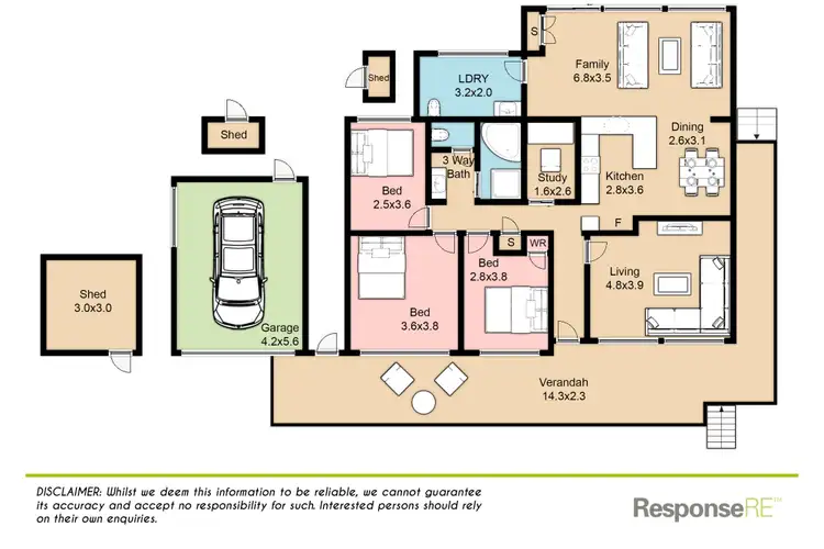 Floorplan of Homely house listing, 62 Cowley Crescent, Prospect NSW 2148