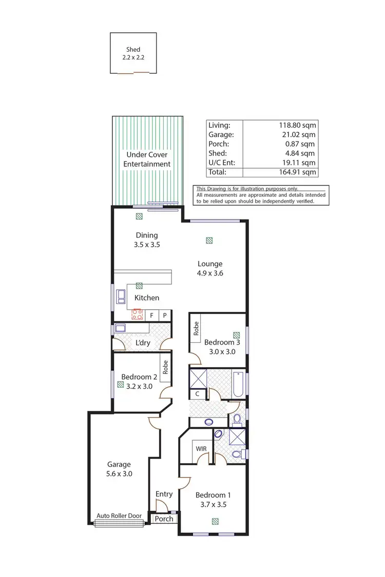 Floorplan of Homely house listing, 50a Kelsey Road, Salisbury North SA 5108