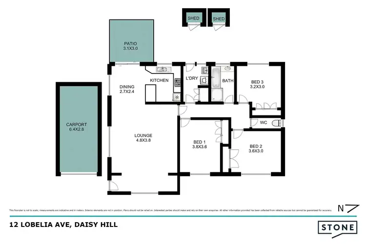 Floorplan of Homely house listing, 12 Lobelia Avenue, Daisy Hill QLD 4127