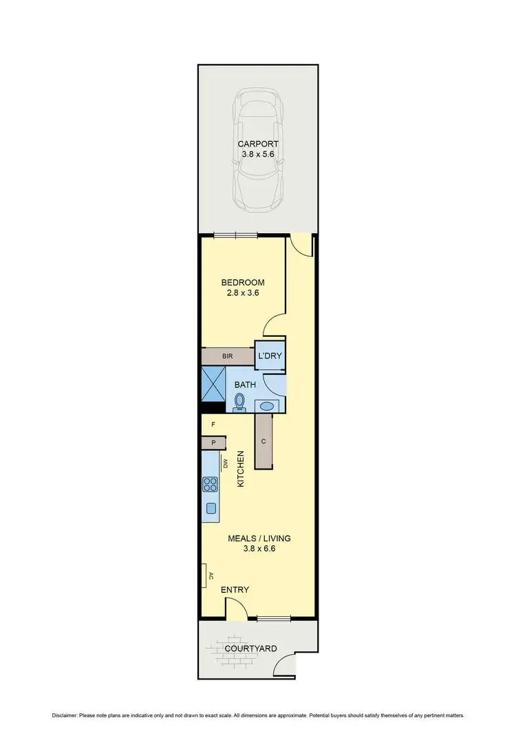 Floorplan of Homely apartment listing, 5012/185 Weston Street, Brunswick East VIC 3057