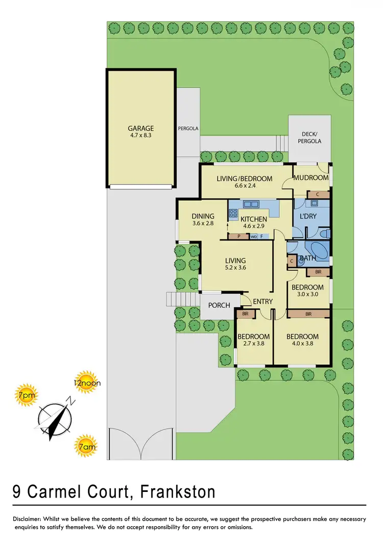 Floorplan of Homely house listing, 9 Carmel Court, Frankston VIC 3199