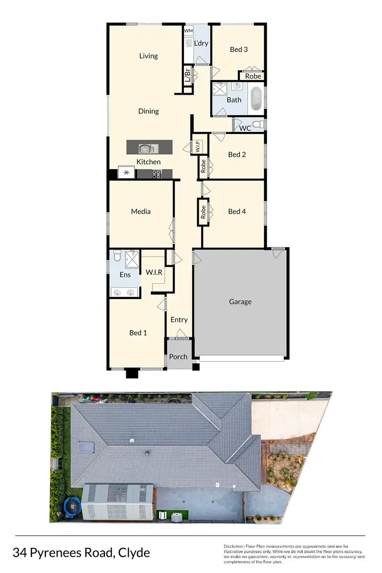 Floorplan of Homely house listing, 34 Pyrenees Road, Clyde VIC 3978