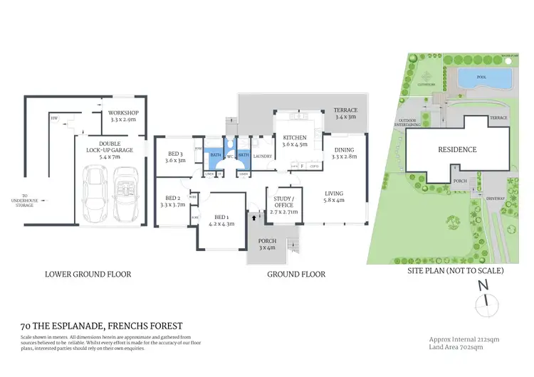 Floorplan of Homely house listing, 70 The Esplanade, Frenchs Forest NSW 2086