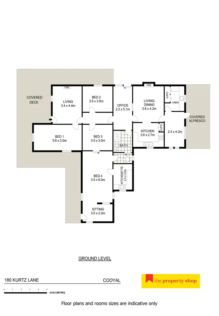 Floorplan of Homely rural property listing, 180 Kurtz Lane, Mudgee NSW 2850