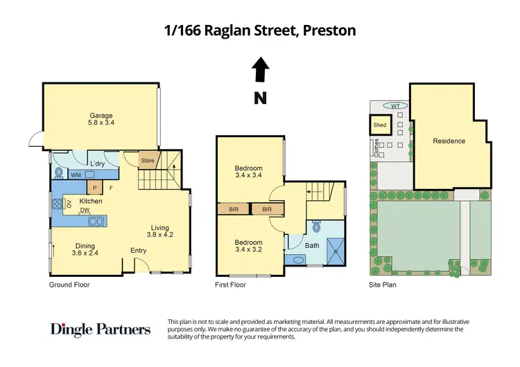 Floorplan of Homely apartment listing, 1/166 Raglan Street, Preston VIC 3072