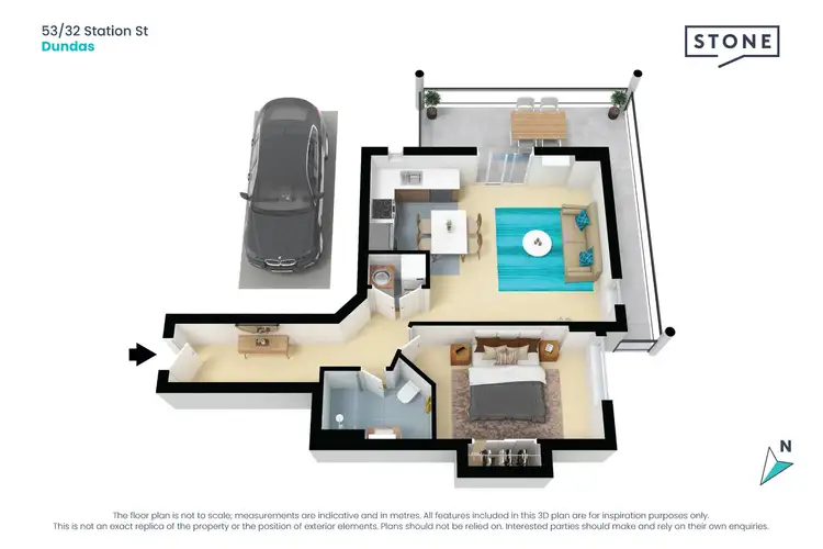 Floorplan of Homely apartment listing, 53/32 Station Street, Dundas NSW 2117