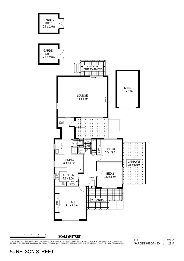 Floorplan of Homely house listing, 55 Nelson Street, California Gully VIC 3556