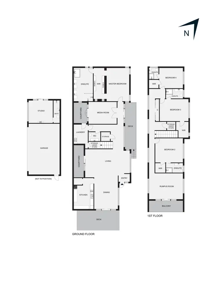 Floorplan of Homely house listing, 1 Urie Lane, Flemington VIC 3031