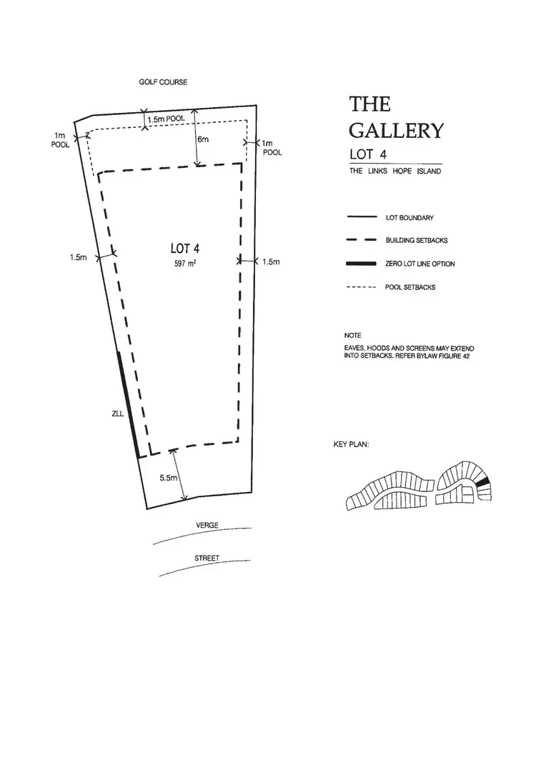 Floorplan of Homely land listing, 9204 Peter Senior Drive, Hope Island QLD 4212